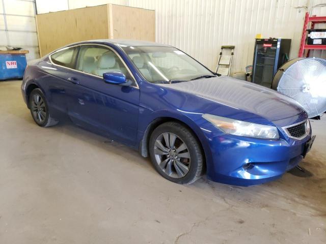 1HGCS12818A016747 - 2008 HONDA ACCORD EXL BLUE photo 4