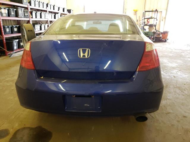 1HGCS12818A016747 - 2008 HONDA ACCORD EXL BLUE photo 6