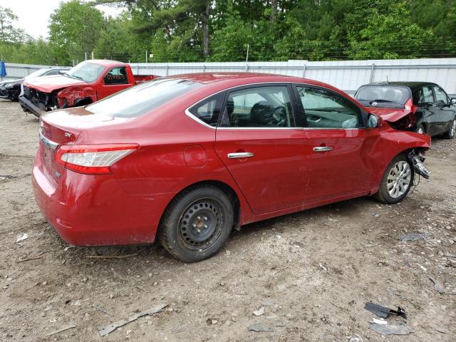 3N1AB7AP1DL687858 - 2013 NISSAN SENTRA S RED photo 3