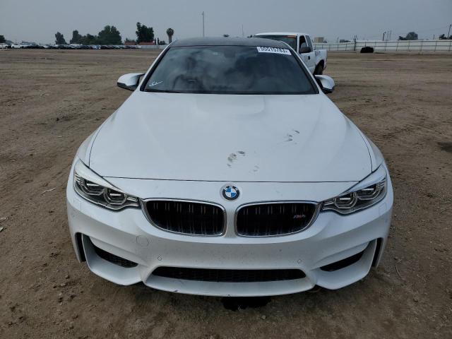 WBS3R9C52FK330596 - 2015 BMW M4 WHITE photo 5