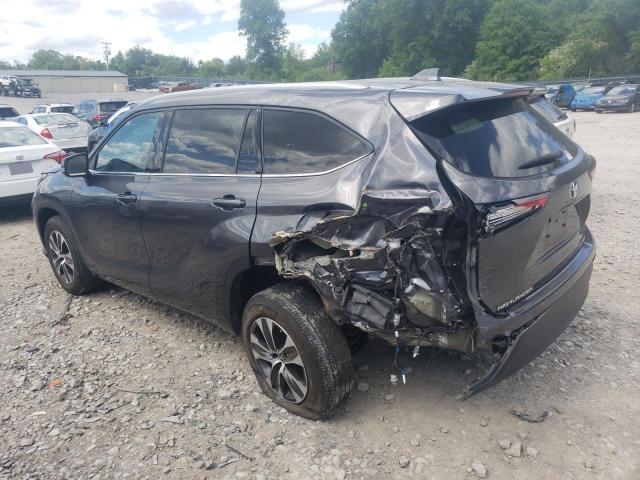 5TDGZRBHXNS226630 - 2022 TOYOTA HIGHLANDER XLE GRAY photo 2