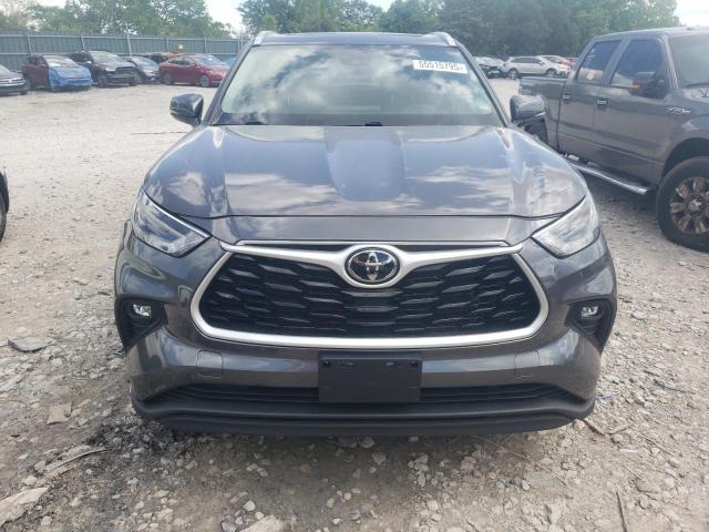 5TDGZRBHXNS226630 - 2022 TOYOTA HIGHLANDER XLE GRAY photo 5