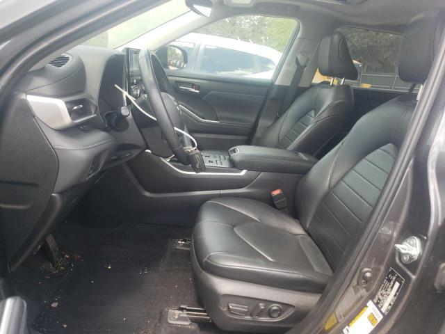 5TDGZRBHXNS226630 - 2022 TOYOTA HIGHLANDER XLE GRAY photo 7