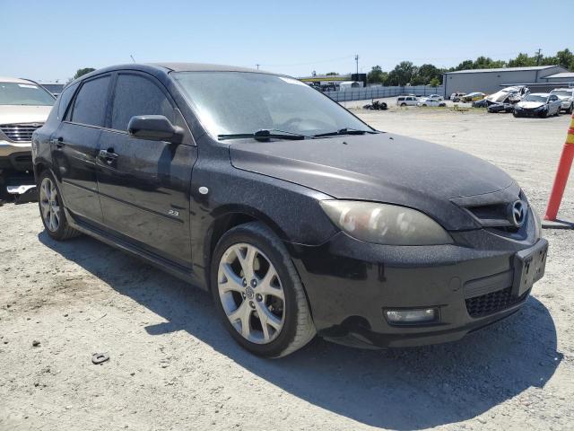 JM1BK344081861492 - 2008 MAZDA 3 HATCHBACK BLACK photo 4