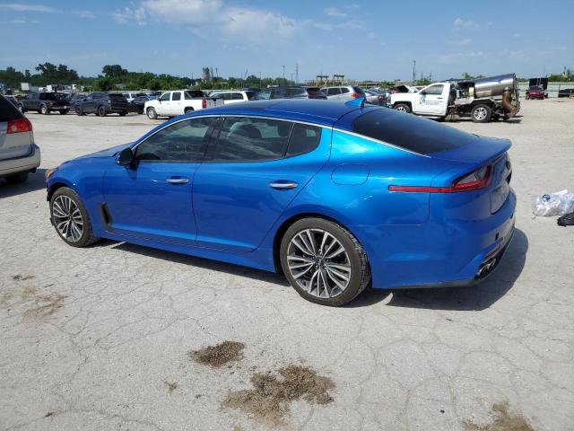 KNAE25LA3J6027173 - 2018 KIA STINGER PREMIUM BLUE photo 2