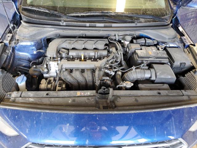 3KPC24A61NE179102 - 2022 HYUNDAI ACCENT SE BLUE photo 11