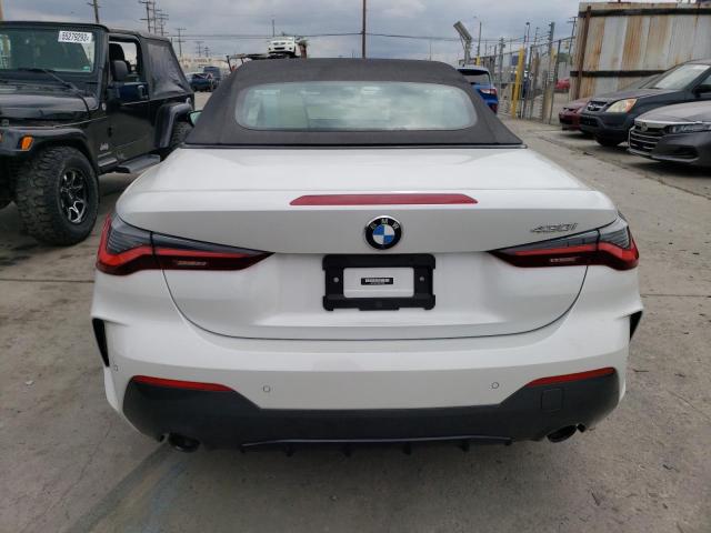 WBA23AT07NCJ97222 - 2022 BMW 430I WHITE photo 6