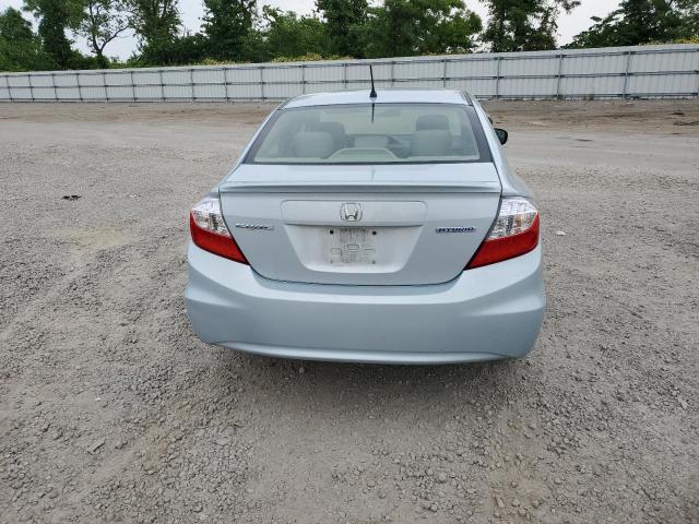 JHMFB4F34CS002788 - 2012 HONDA CIVIC HYBRID L SILVER photo 6