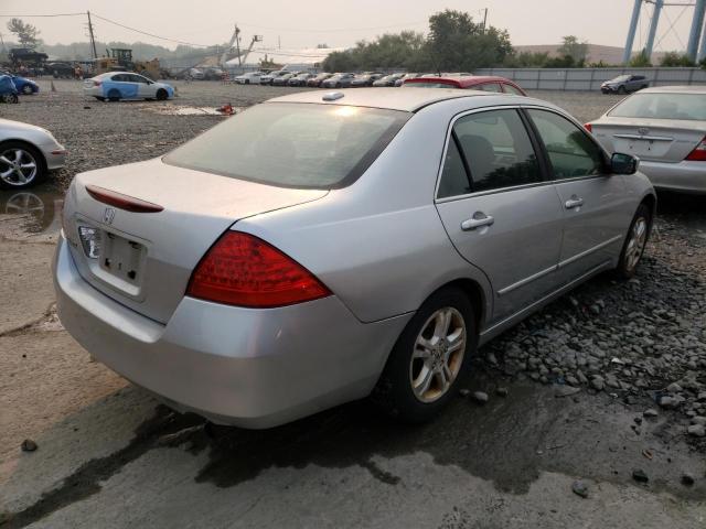 1HGCM56776A186367 - 2006 HONDA ACCORD EX SILVER photo 3