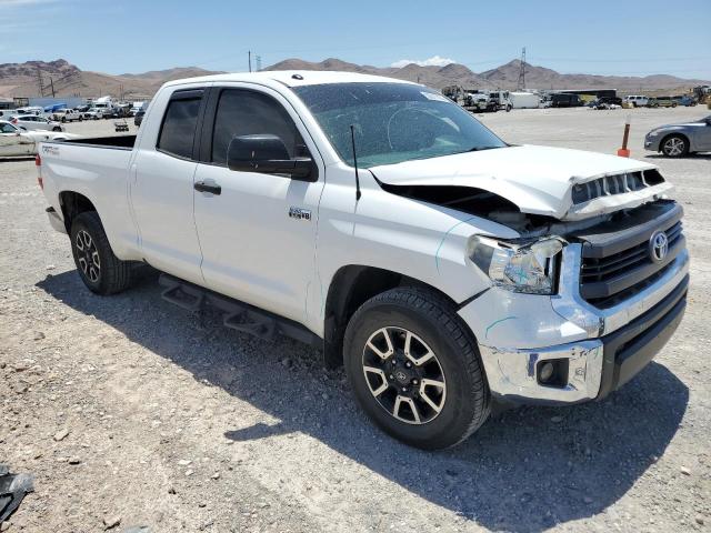 5TFRY5F18EX170117 - 2014 TOYOTA TUNDRA DOUBLE CAB SR/SR5 WHITE photo 4