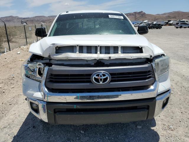 5TFRY5F18EX170117 - 2014 TOYOTA TUNDRA DOUBLE CAB SR/SR5 WHITE photo 5