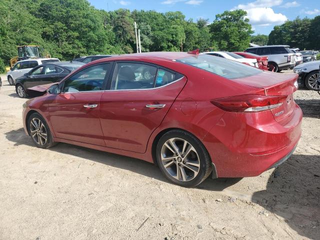 KMHD84LF4HU065175 - 2017 HYUNDAI ELANTRA SE RED photo 2