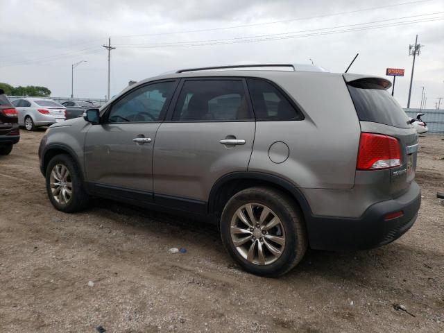 5XYKU4A2XBG114363 - 2011 KIA SORENTO EX GRAY photo 2