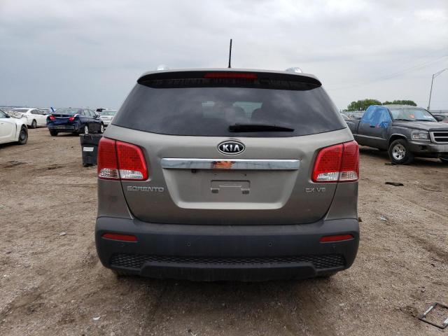 5XYKU4A2XBG114363 - 2011 KIA SORENTO EX GRAY photo 6