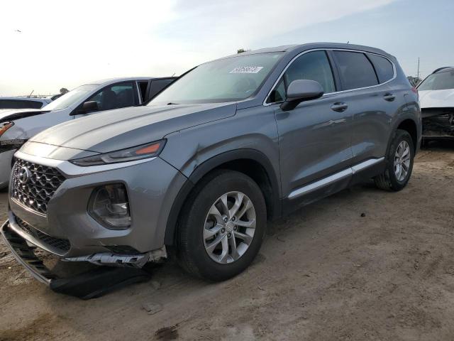 5NMS23AD5KH073499 - 2019 HYUNDAI SANTA FE SE SILVER photo 1