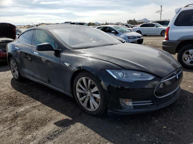 5YJSA1E24FF102000 - 2015 TESLA MODEL S Մոխրագույն լուսանկար 4