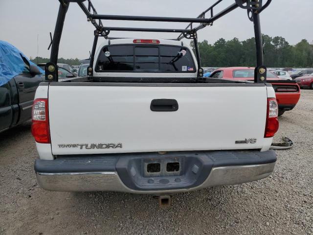 5TBRT341X6S481263 - 2006 TOYOTA TUNDRA ACCESS CAB SR5 WHITE photo 6