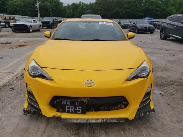 JF1ZNAA19F8706616 - 2015 TOYOTA SCION FR-S YELLOW photo 5