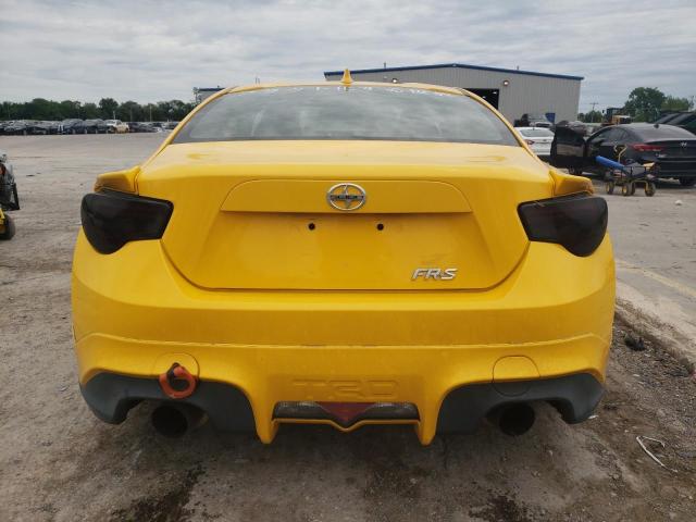 JF1ZNAA19F8706616 - 2015 TOYOTA SCION FR-S YELLOW photo 6