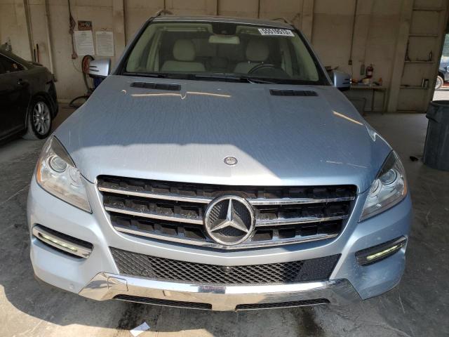 4JGDA5HB2EA361597 - 2014 MERCEDES-BENZ ML 350 4MATIC SILVER photo 5