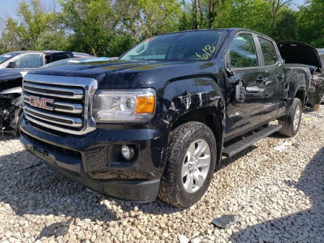 1GTG6CE32G1349778 - 2016 GMC CANYON SLE BLACK photo 1