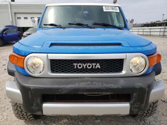 JTEBU11F970082127 - 2007 TOYOTA FJ CRUISER BLUE photo 5