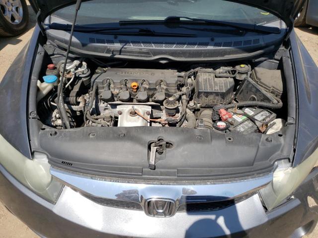 19XFA16649E011242 - 2009 HONDA CIVIC LX-S Մոխրագույն լուսանկար 11