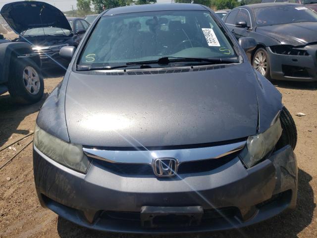 19XFA16649E011242 - 2009 HONDA CIVIC LX-S Մոխրագույն լուսանկար 5