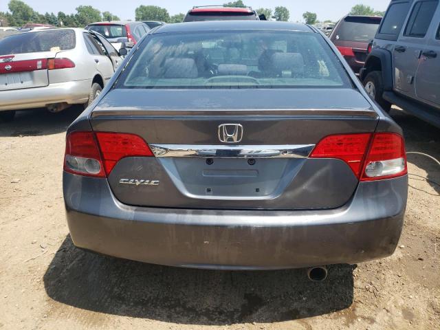 19XFA16649E011242 - 2009 HONDA CIVIC LX-S Մոխրագույն լուսանկար 6