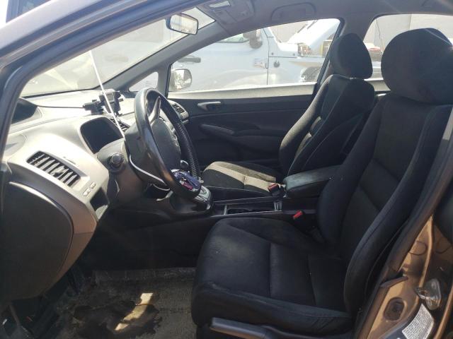 19XFA16649E011242 - 2009 HONDA CIVIC LX-S Մոխրագույն լուսանկար 7