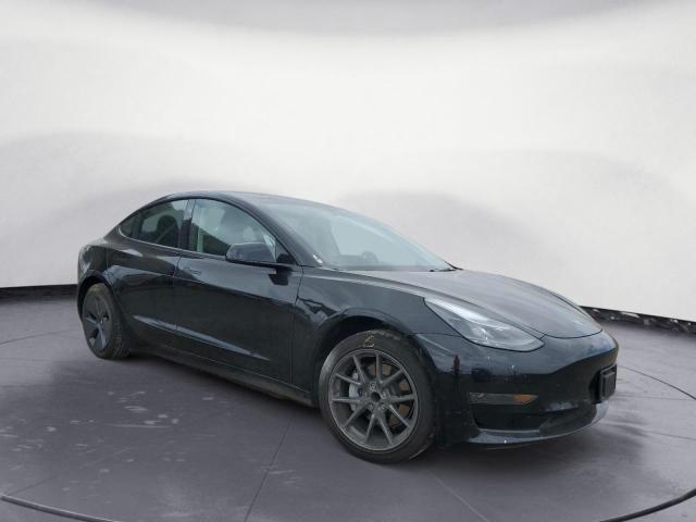 5YJ3E1EA6NF191969 - 2022 TESLA MODEL 3 BLACK photo 4