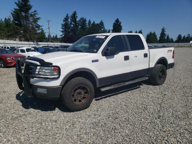 1FTPW14574KB14600 - 2004 FORD F150 SUPERCREW WHITE photo 1