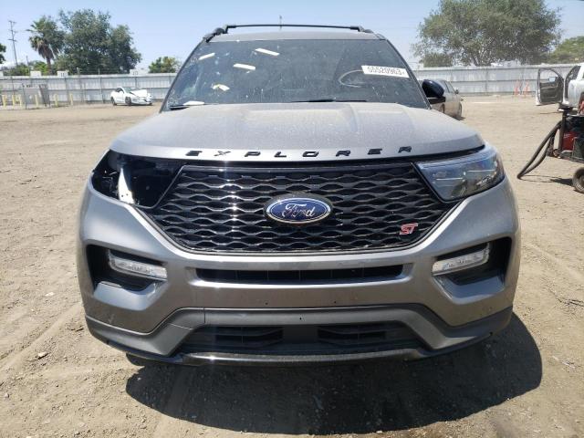 1FM5K8GC5NGB47276 - 2022 FORD EXPLORER ST GRAY photo 5