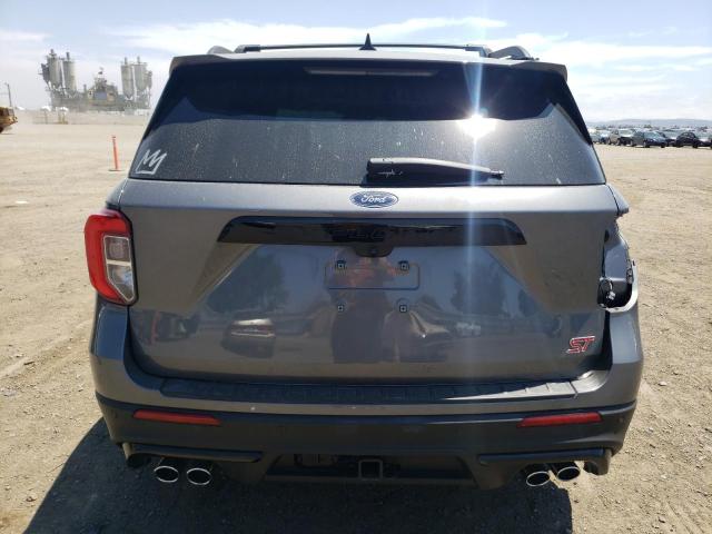 1FM5K8GC5NGB47276 - 2022 FORD EXPLORER ST GRAY photo 6