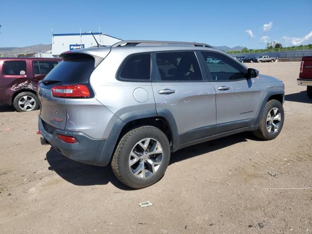 1C4PJMBS0EW277334 - 2014 JEEP CHEROKEE TRAILHAWK 银色 照片 3