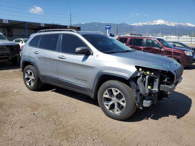 1C4PJMBS0EW277334 - 2014 JEEP CHEROKEE TRAILHAWK 银色 照片 4