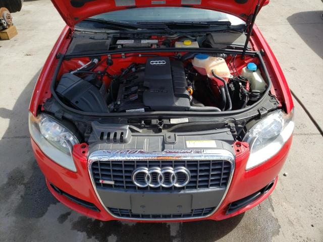 WAUEF78E47A008570 - 2007 AUDI A4 S-LINE 2.0T QUATTRO TURBO RED photo 11