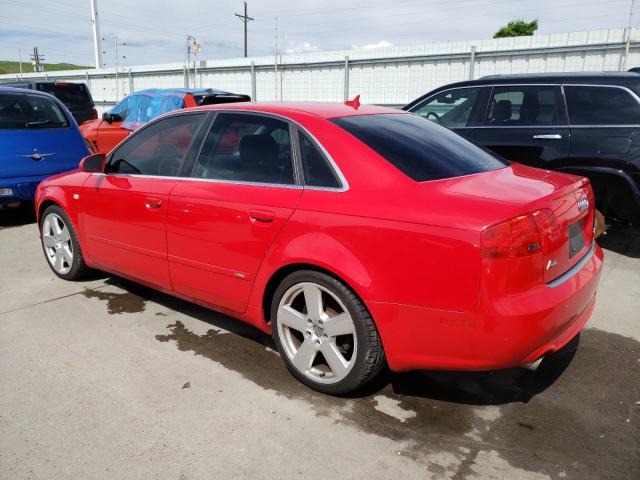 WAUEF78E47A008570 - 2007 AUDI A4 S-LINE 2.0T QUATTRO TURBO RED photo 2