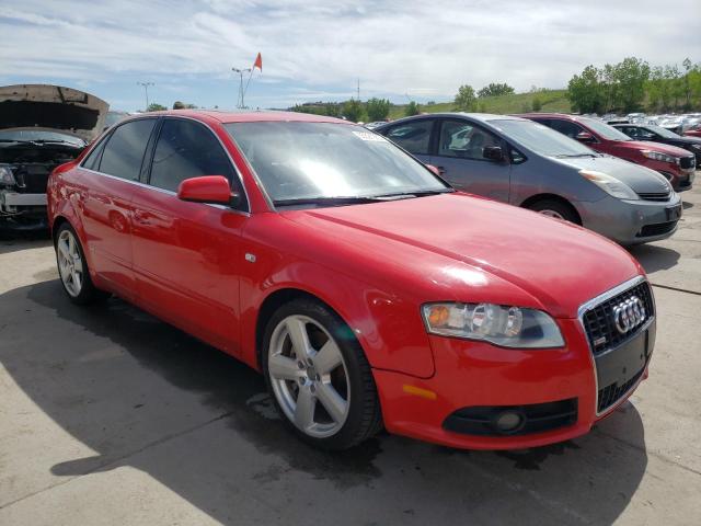 WAUEF78E47A008570 - 2007 AUDI A4 S-LINE 2.0T QUATTRO TURBO RED photo 4