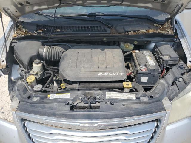 2C4RC1CG7CR192881 - 2012 CHRYSLER TOWN & COU TOURING L SILVER photo 12