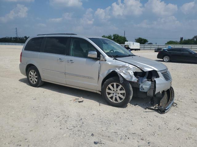 2C4RC1CG7CR192881 - 2012 CHRYSLER TOWN & COU TOURING L SILVER photo 4