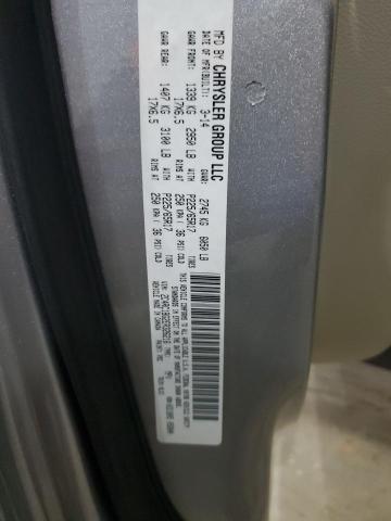 2C4RC1BG2ER326216 - 2014 CHRYSLER TOWN & COU TOURING GRAY photo 13