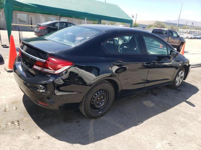 19XFB2F52EE221696 - 2014 HONDA CIVIC LX BLACK photo 3