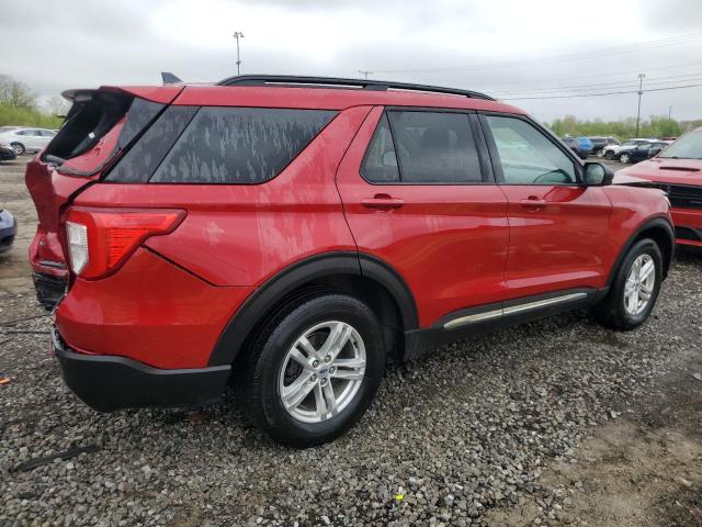 1FMSK8DH9NGC04565 - 2022 FORD EXPLORER XLT Czerwony zdjęcie 3