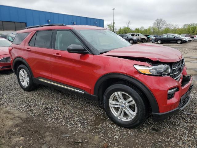 1FMSK8DH9NGC04565 - 2022 FORD EXPLORER XLT Czerwony zdjęcie 4