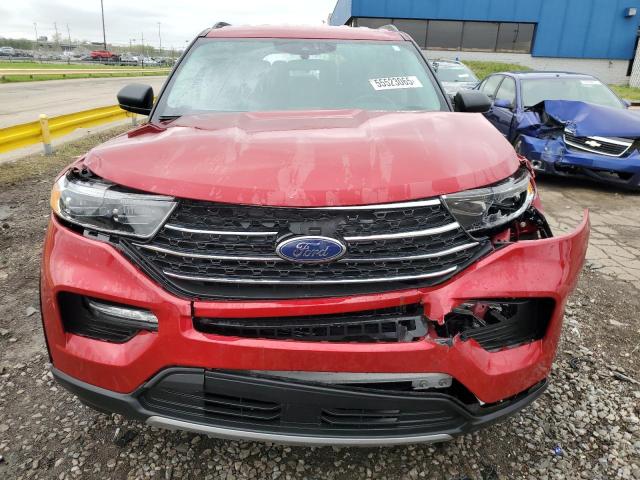 1FMSK8DH9NGC04565 - 2022 FORD EXPLORER XLT Czerwony zdjęcie 5