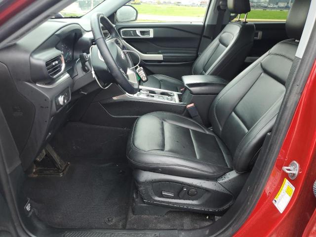 1FMSK8DH9NGC04565 - 2022 FORD EXPLORER XLT Czerwony zdjęcie 7