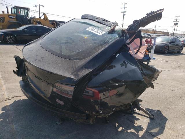 5YJSA1E69NF470335 - 2022 TESLA MODEL S Սև լուսանկար 3