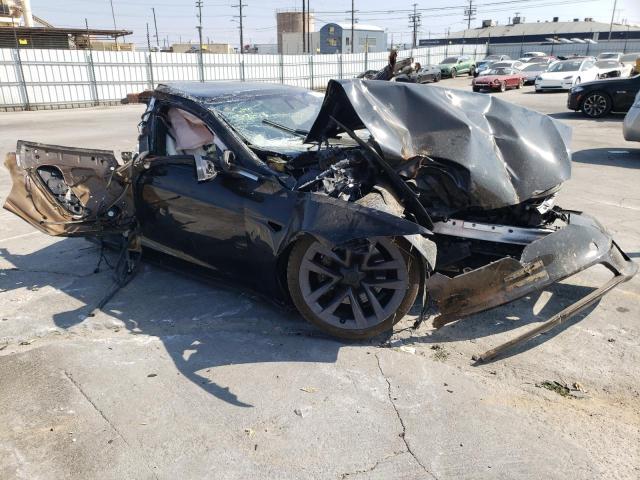 5YJSA1E69NF470335 - 2022 TESLA MODEL S Սև լուսանկար 4