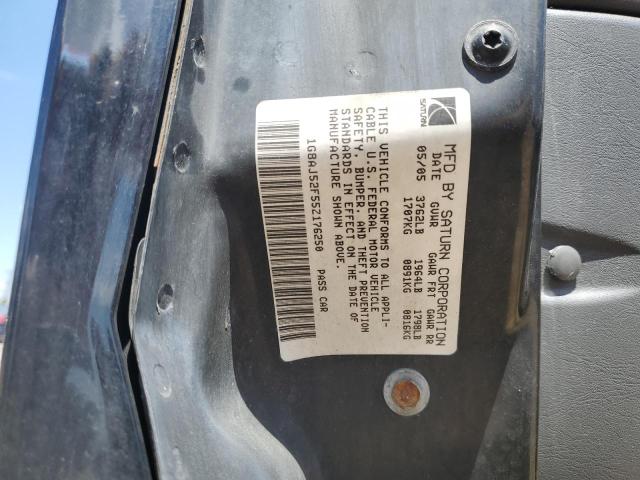 1G8AJ52F55Z176250 - 2005 SATURN ION LEVEL 2 BURGUNDY photo 12